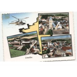 LINSELLES: 3 vues vue aérienne 10X15 - très bon état