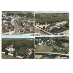LINSELLES: 4 vues vue aérienne 10X15 - très bon état