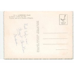 LANDRECIES: 4 vues, centre, hôtel de ville, nouveau pont sur la sambre, hospice vue aérienne 10X15 - très bon état