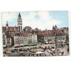 LILLE: place du générale de gaulle vue aérienne 10X15 - très bon état