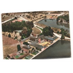 LIESSIES: château de la motte vue aérienne 10X15 - très bon état