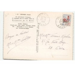 LIESSIES: restaurant de la motte vue aérienne 10X15 - très bon état