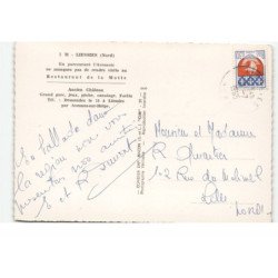 LIESSIES: restaurant de la motte vue aérienne 10X15 - très bon état