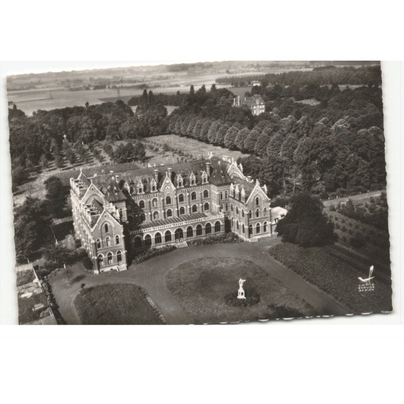 MOUVAUX: notre-dame du haumont vue aérienne 10X15 - très bon état