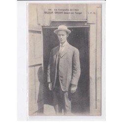 AVIATION: la conquête de l'air Wilbur Wright devant son hangar - très bon état