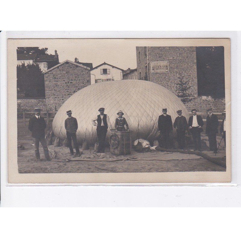 EPERNAY (?): ballon rond, montgolfiere, aviation - très bon état
