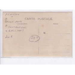EPERNAY (?): ballon rond, montgolfiere, aviation - très bon état