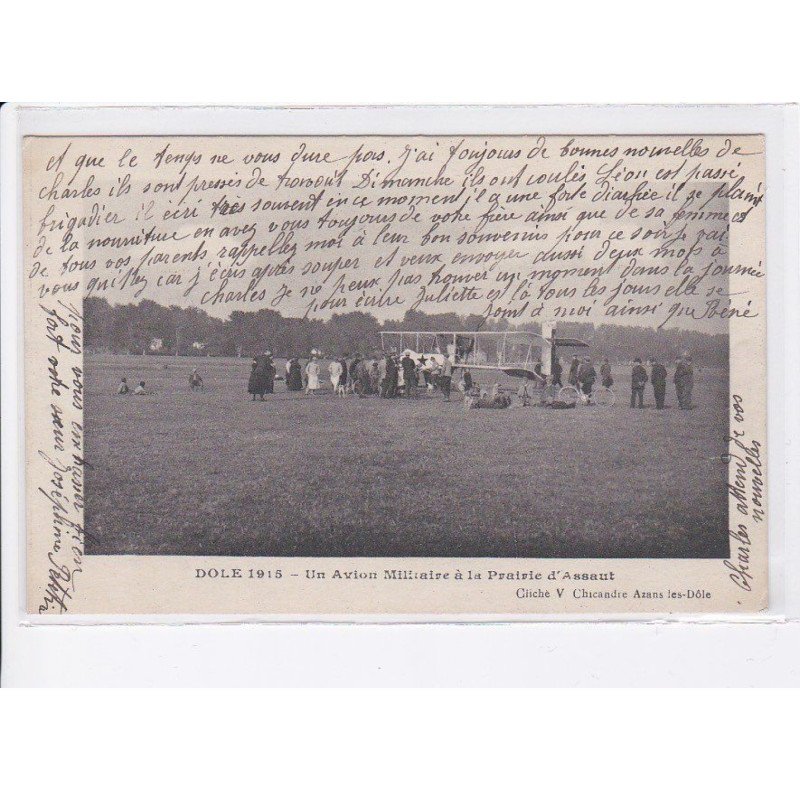 DOLE: un avion militaire à la prairie d'assaut, aviation - très bon état