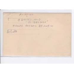 AVIATION: ballon rond "le belgica", coupe gordon bennet, aviation - état