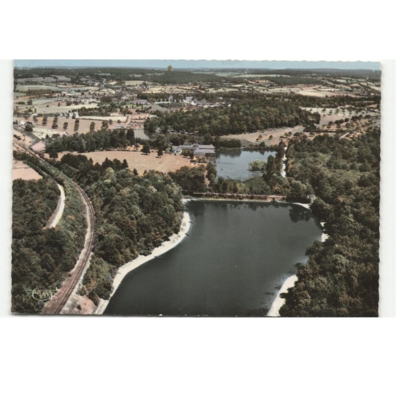 LIESSIES: des étangs vue aérienne 10X15 - très bon état