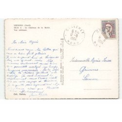 LIESSIES: château de la motte vue aérienne 10X15 - très bon état