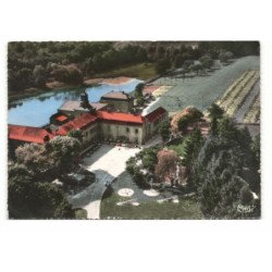 LIESSIES: le château de la motte vue aérienne 10X15 - très bon état