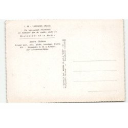 LIESSIES: restaurant de la motte vue aérienne 10X15 - très bon état