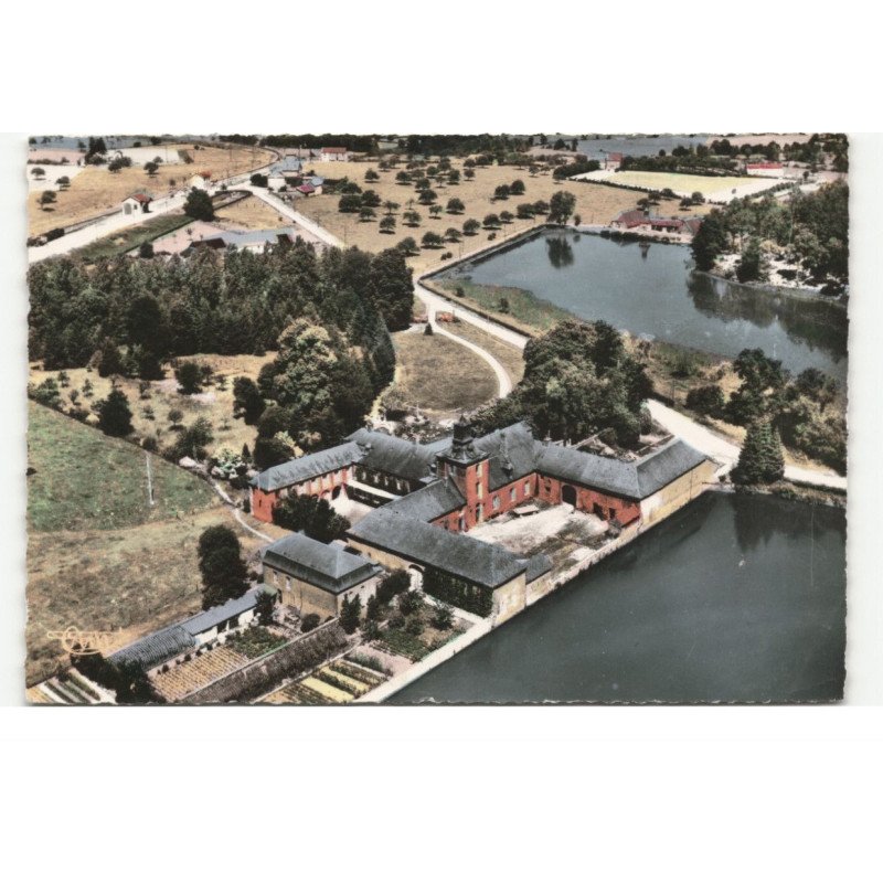 LIESSIES: restaurant de la motte vue aérienne 10X15 - très bon état