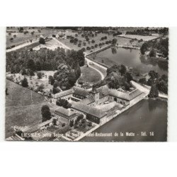 LIESSIES: petite suisse du nord, hôtel restaurant de la motte vue aérienne 10X15 - très bon état