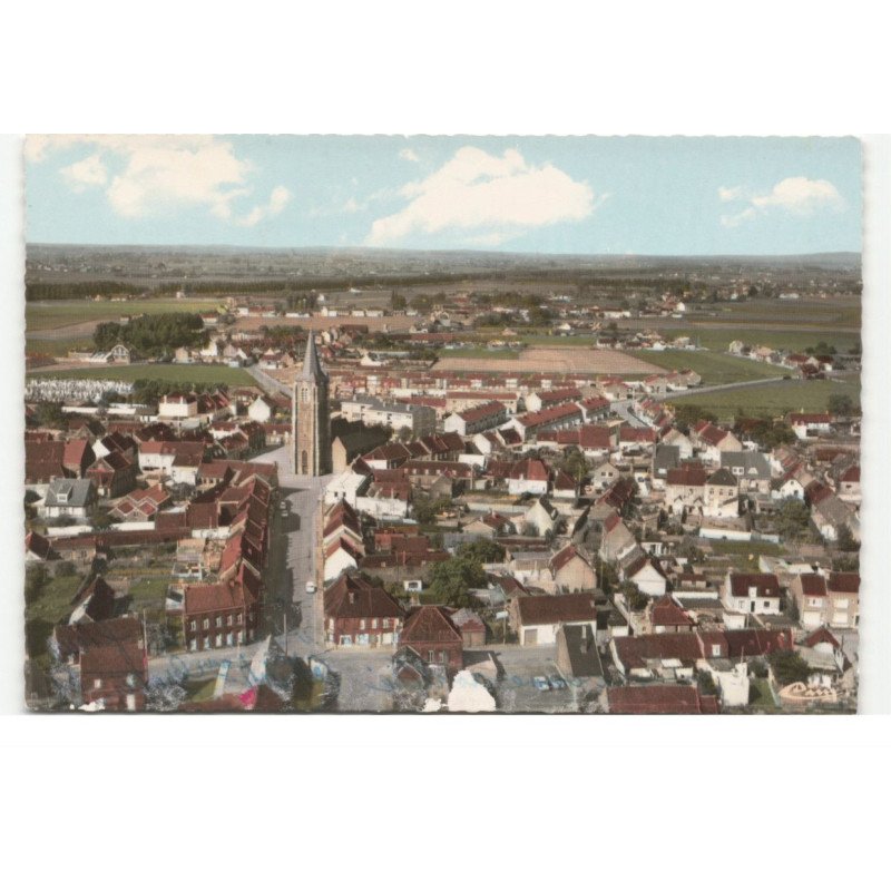 LEERS: vue aérienne 10X15 - très bon état