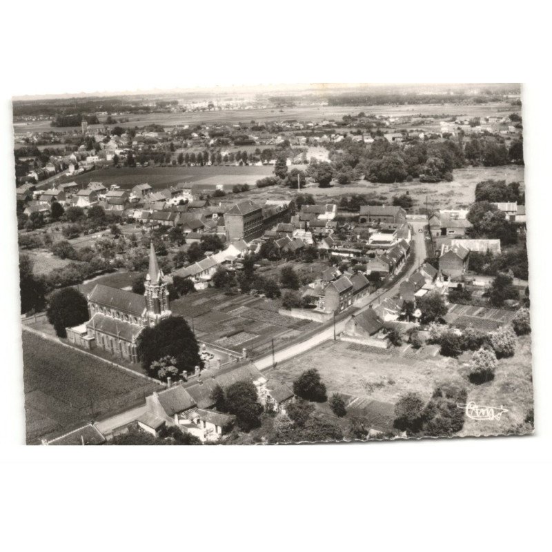 LAUWIN-PLANQUE: vue aérienne 10X15 - très bon état