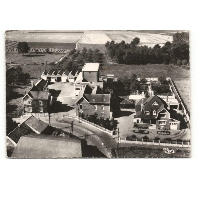 LANDAS: le moulin vue aérienne 10X15 - très bon état