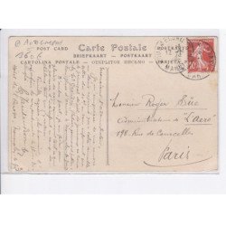 AVIATION: autographe, histoire de l'aviation, aviateur belge Van Den Born sur biplan farman - très bon état