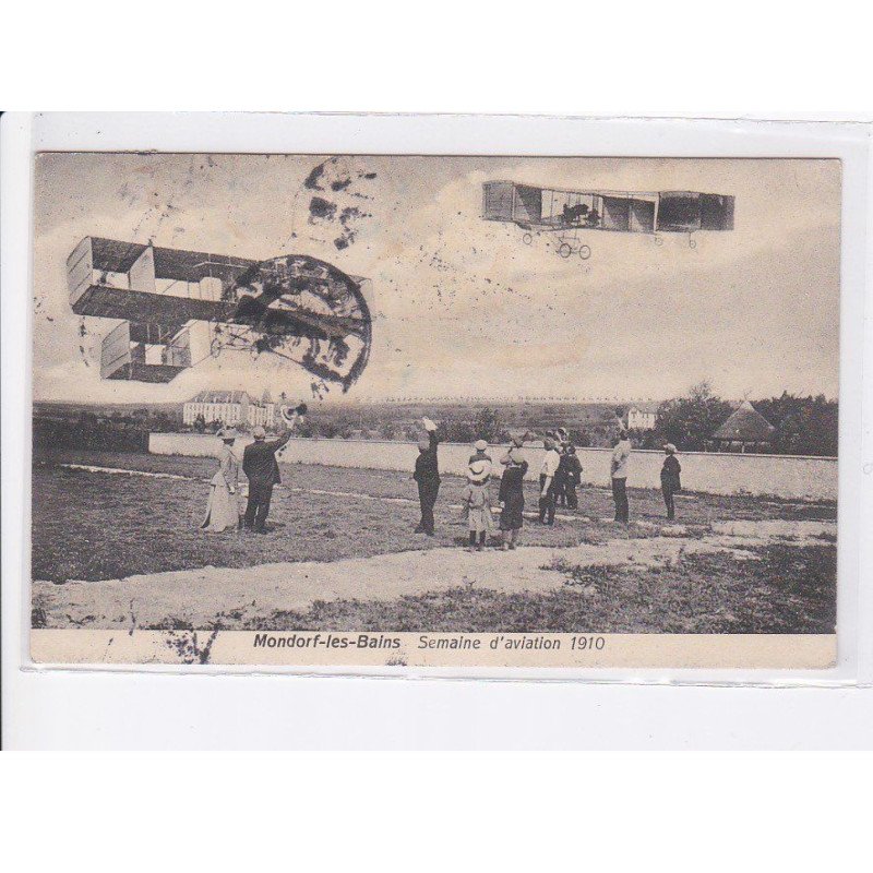 LUXEMBOURG: MONDORF-les-BAINS: semaine d'aviation 1910 - état