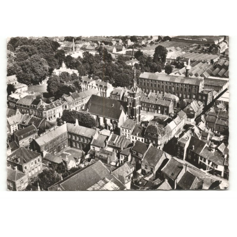LANNOY: vue d'ensemble vue aérienne 10X15 - très bon état