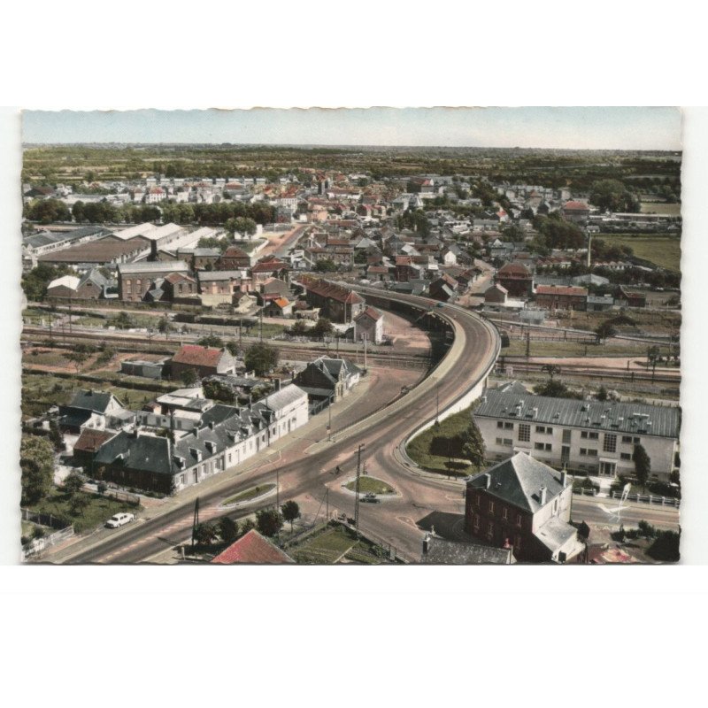 LANDRECIES: vue aérienne 10X15 - très bon état