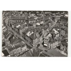 LANDRECIES: la grand' rue vue aérienne 10X15 - très bon état