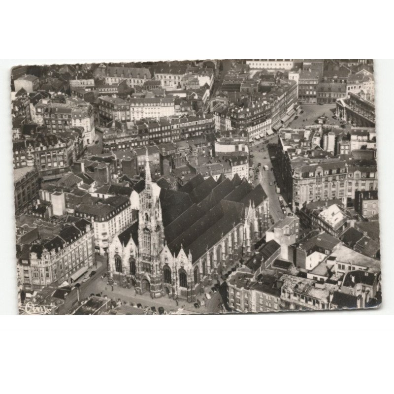 LILLE: l'église saint-maurice vue aérienne 10X15 - très bon état