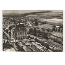 CALONNE-RICOUART: la mairie vue aérienne 10X15 - très bon état