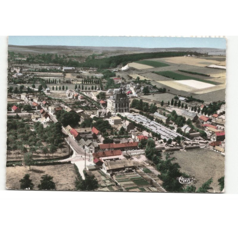 CALONNE-RICOUART: vue générale vue aérienne 10X15 - très bon état