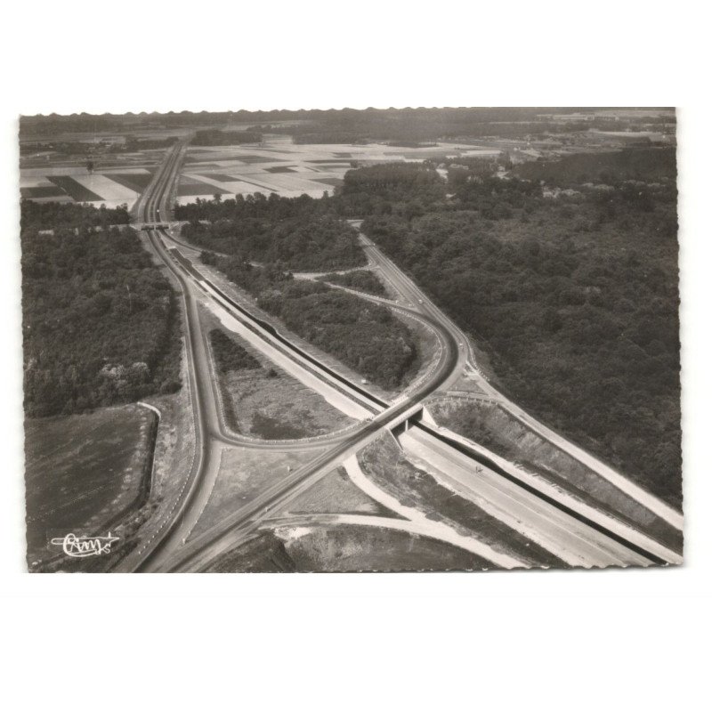 CARVIN: l'autoroute vue aérienne 10X15 - très bon état