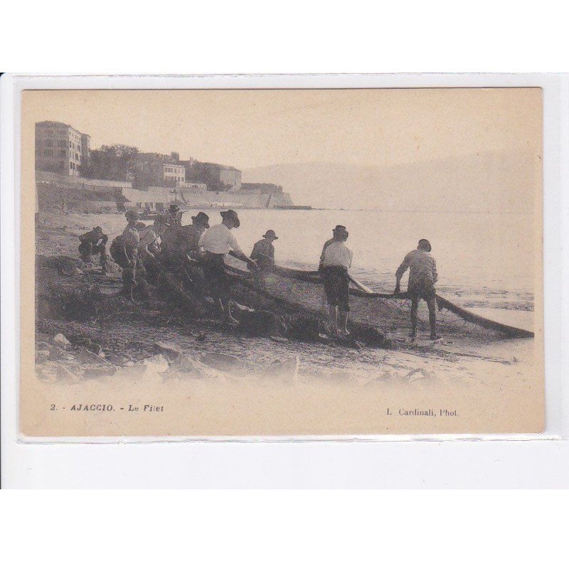 AJACCIO: le filet, pêcheurs - très bon état