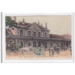 LONS-le-SAUNIER : facade exterieur de la gare - tres bon etat