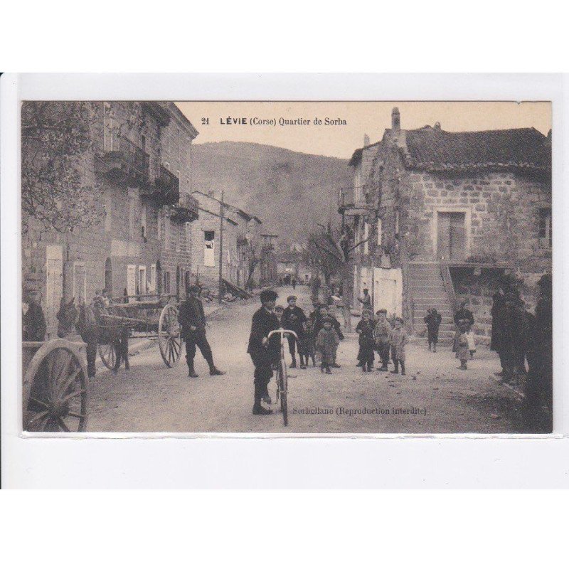 LEVIE: quartier de sorha, vélo, attelage - état