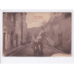 OLMETO: types corses, femme d'Olmeto, âne - très bon état