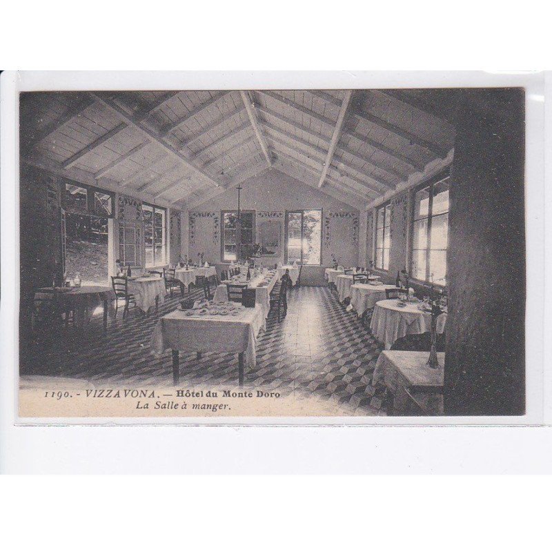VIZZAVONA: hôtel du monte doro, la salle à manger - très bon état