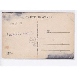 EVISA: rue principale et fontaine surmontée du buste du docteur ceccaldi - état