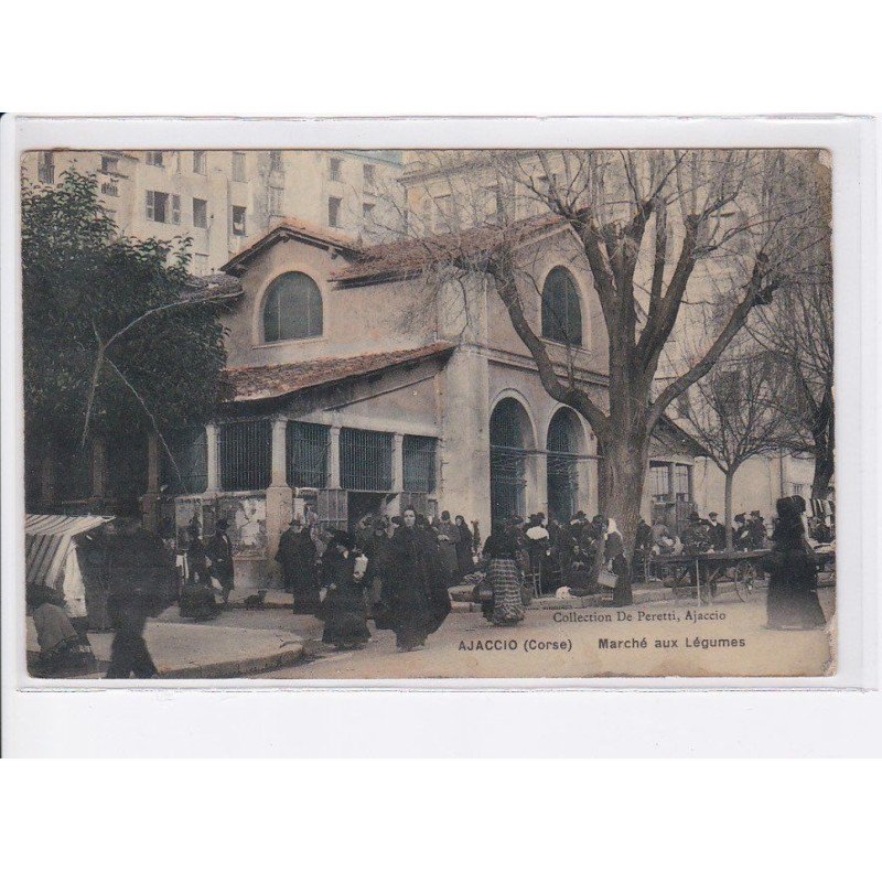 AJACCIO: marché aux légumes - état