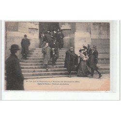 NANTES - La Loi de Séparation 19 Décembre 1906 - Eglise St Nicolas - plusieurs arrestations - très bon état