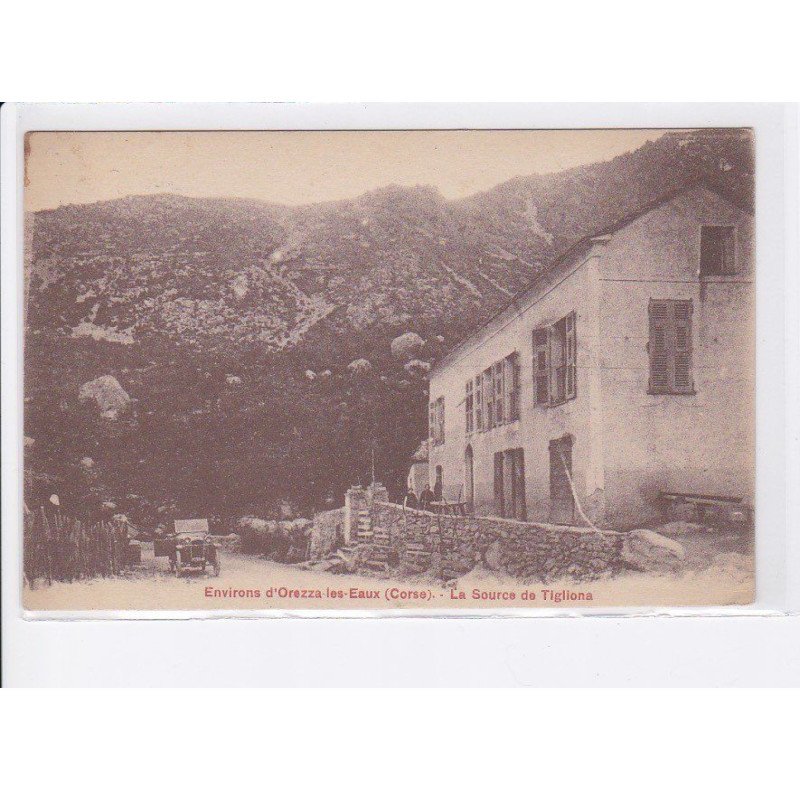 CORSE: environs d'Orezza-les-eaux, la source de tigliona - très bon état