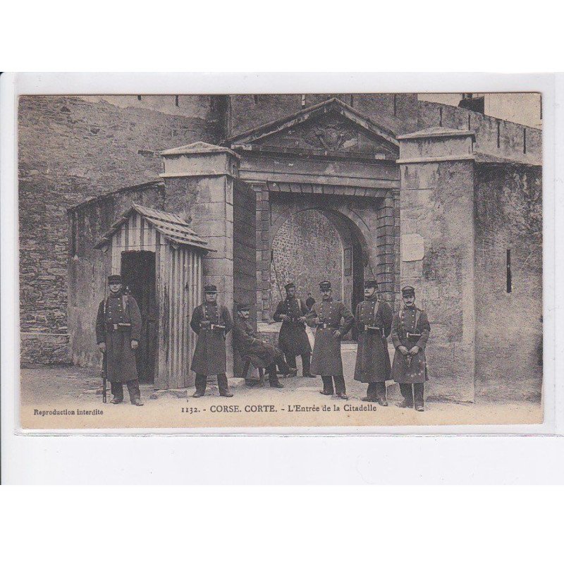 CORTE: l'entrée de la citadelle - très bon état