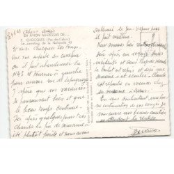 CHOCQUES: le carrefour de la nationale, vue aérienne 10X15 - très bon état