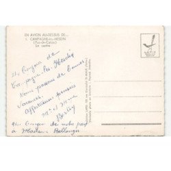 CAMPAGNE-les-HESDIN: le centre vue aérienne 10X15 - très bon état