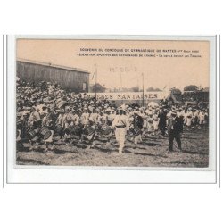 NANTES - Concours de Gymnastique - Fédération Sportive des Patronages de France 1909-Défilé- très bon état