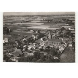 COUTICHES: l'église, la mairie, les écoles, vue aérienne 10X15 - très bon état