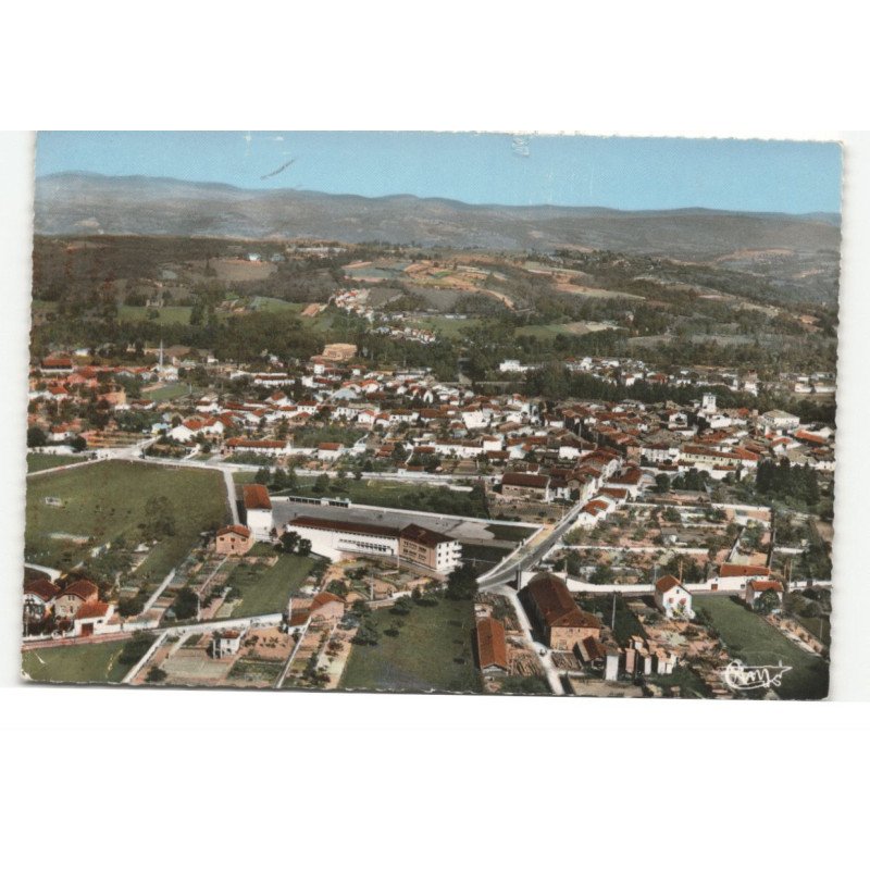 COURPIERE: vue générale vue aérienne 10X15 - très bon état