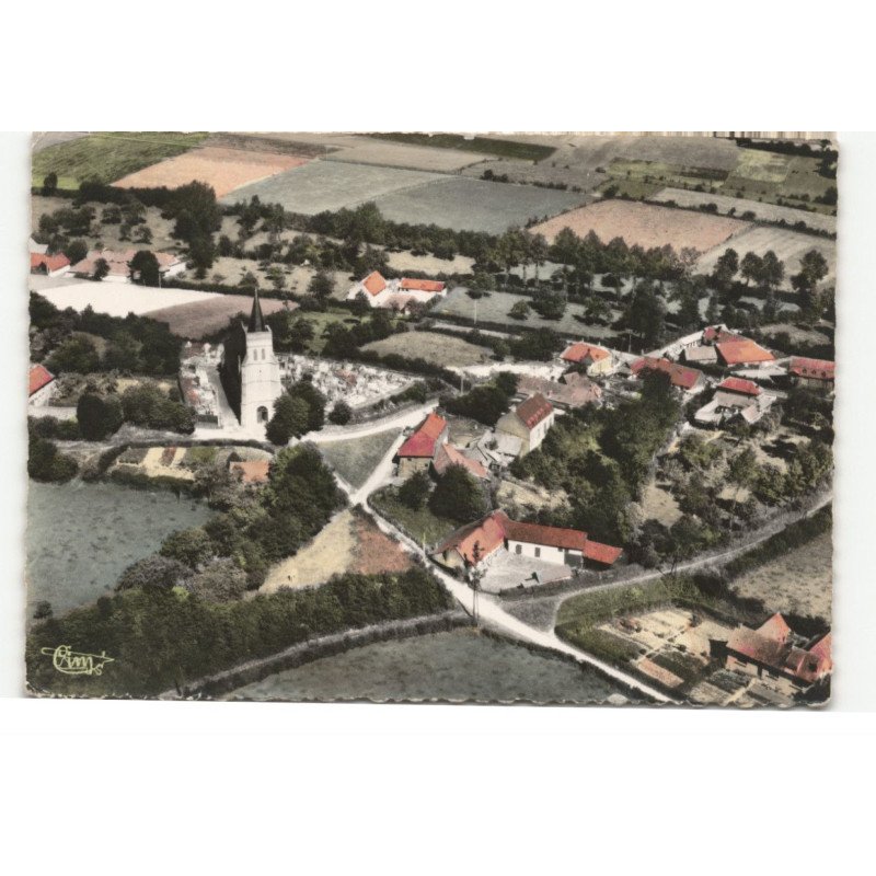 COUPELLE-VIEILLE: le cente vue aérienne 10X15 - très bon état