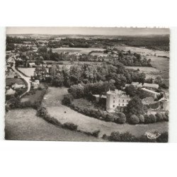 CONDETTE: château d'hardelot, vestiges de l'époque de charlemagne vue aérienne 10X15 - très bon état