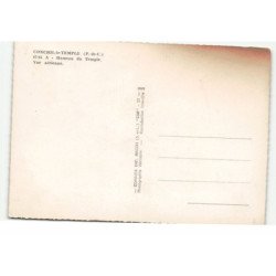 CONCHIL-le-TEMPLE: hameau du temple vue aérienne 10X15 - très bon état