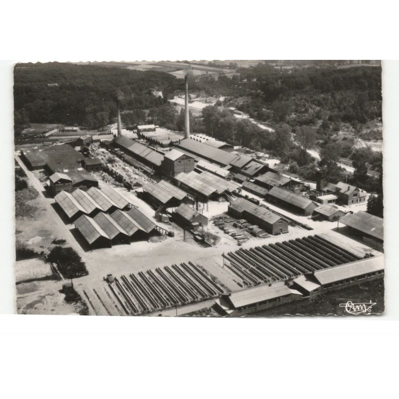 LA COMTE: l'usine de la société des usines céramiques de beugin-la-comté vue aérienne 10X15 - très bon état